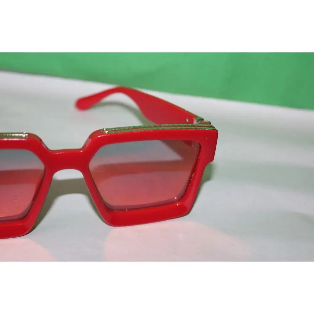Louis Vuitton Millionaire Red Frame Men's Sunglasses Z1165W
